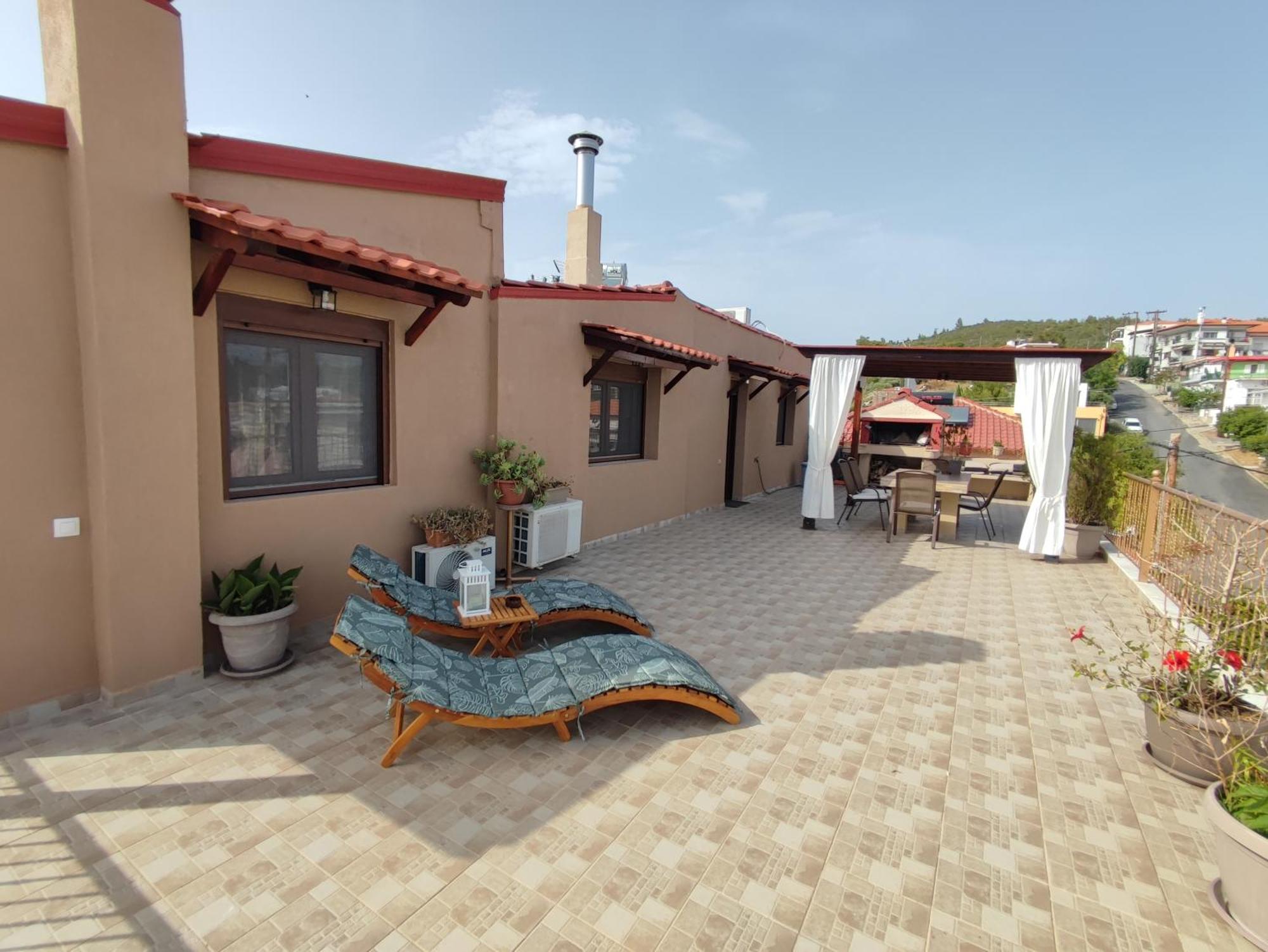 Apartamento Theasis Luxury Panoramic Penthouse Neos Marmaras Exterior foto